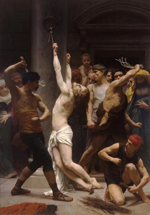 Adolphe William Bouguereau The Flagellation of Christ (mk26) France oil painting art